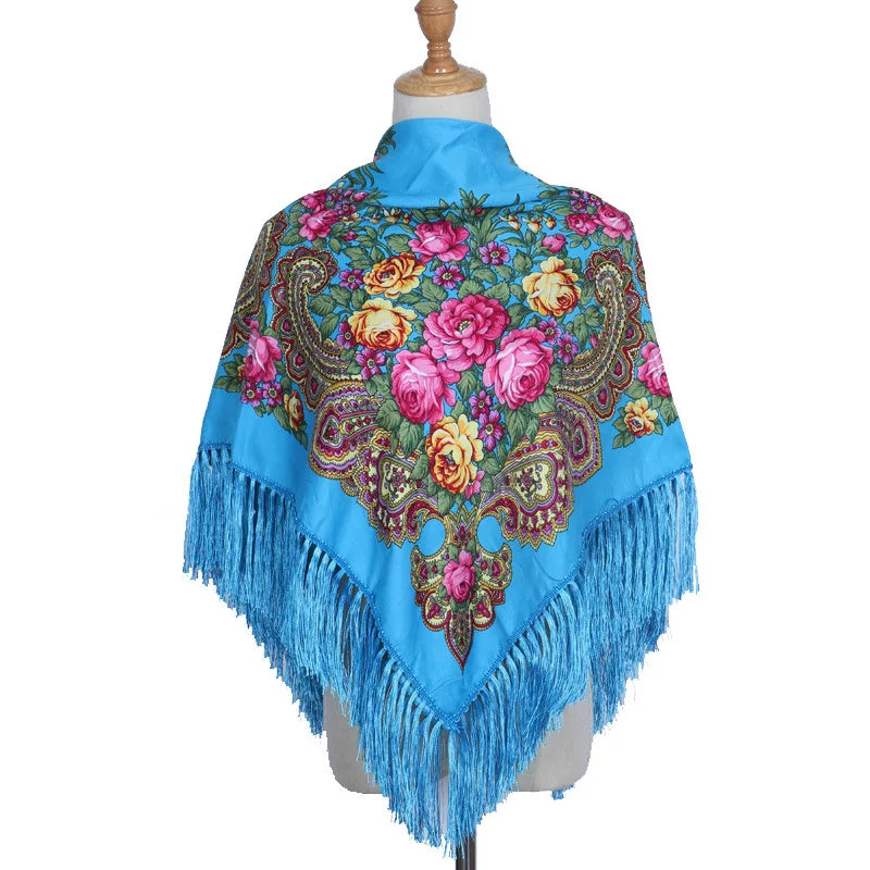 Traditional Ukrainian/ Slavic Shawl Bandana