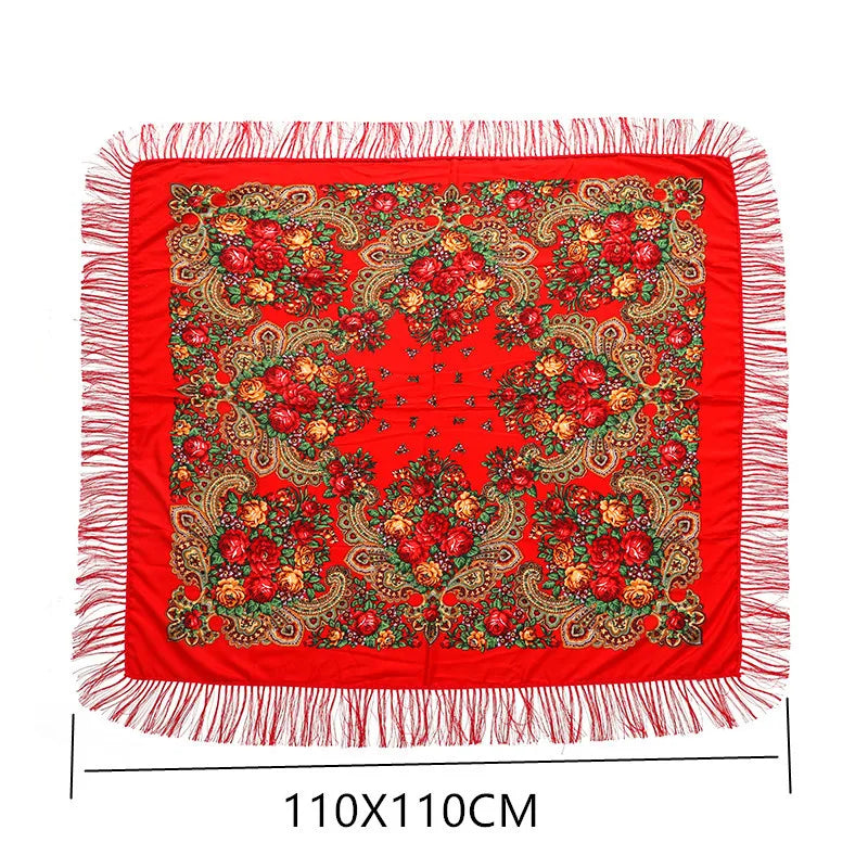 Traditional Ukrainian/ Slavic Shawl Bandana