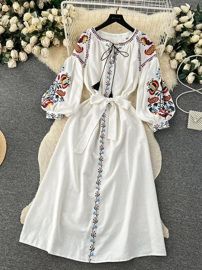 Vintage Ethnic Style Dress