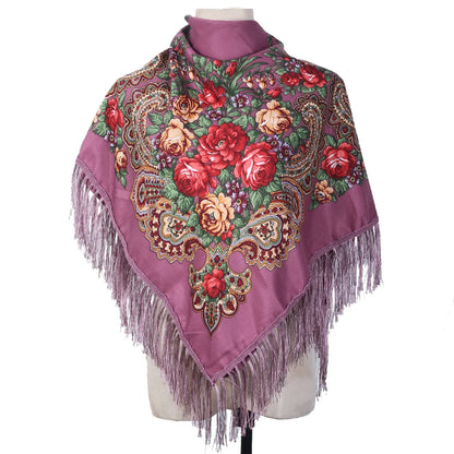 Traditional Ukrainian/ Slavic Shawl Bandana