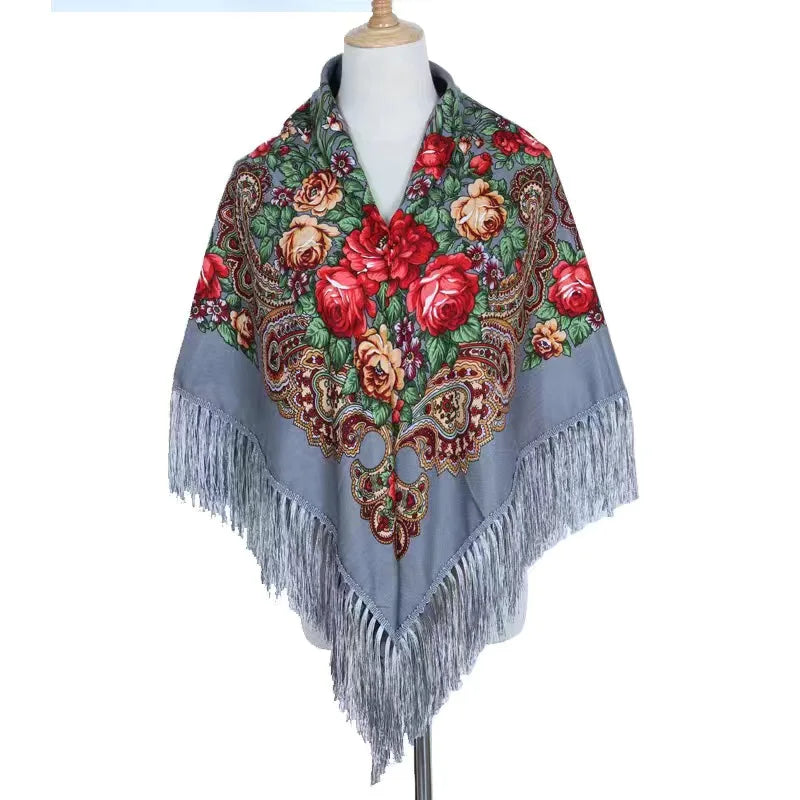 Traditional Ukrainian/ Slavic Shawl Bandana