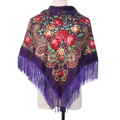 Traditional Ukrainian/ Slavic Shawl Bandana