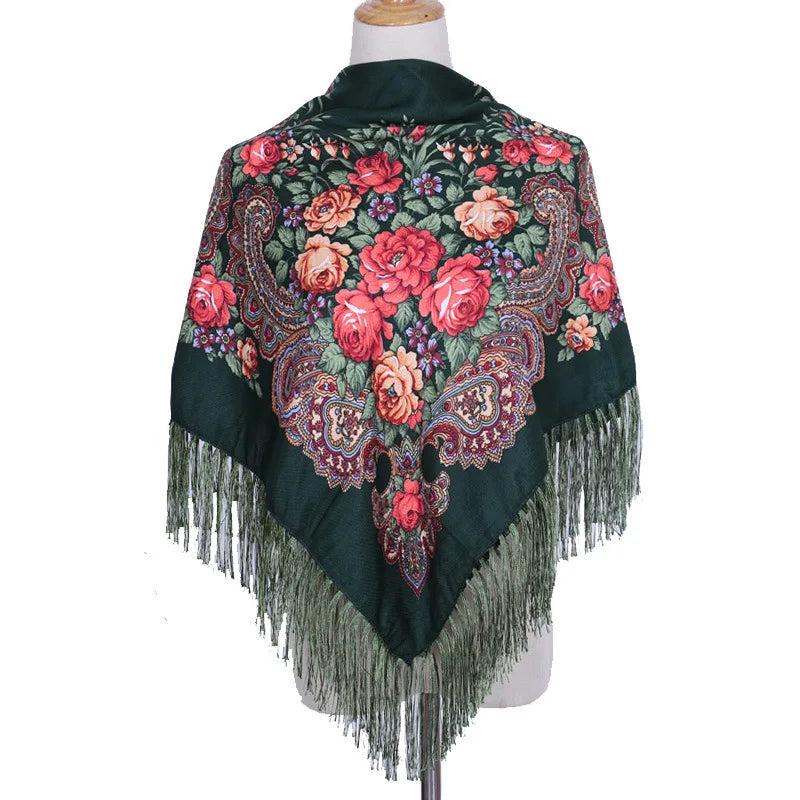 Traditional Ukrainian/ Slavic Shawl Bandana