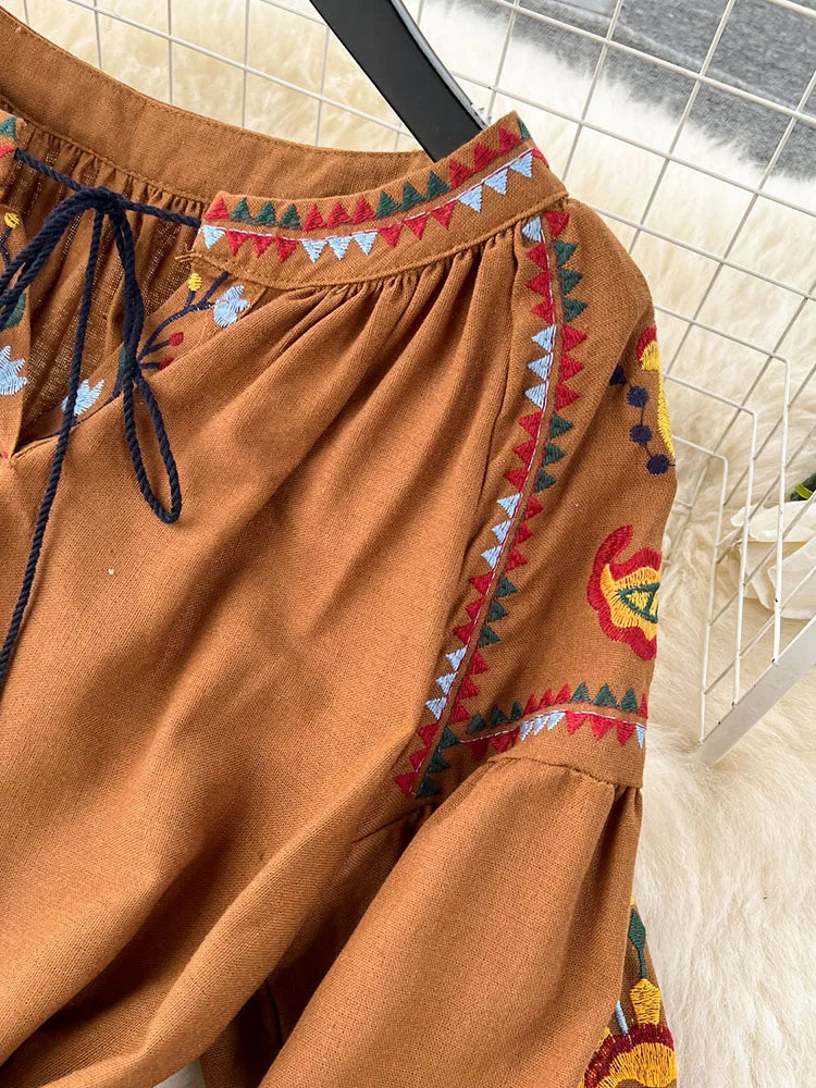 Vintage Ethnic Style Dress