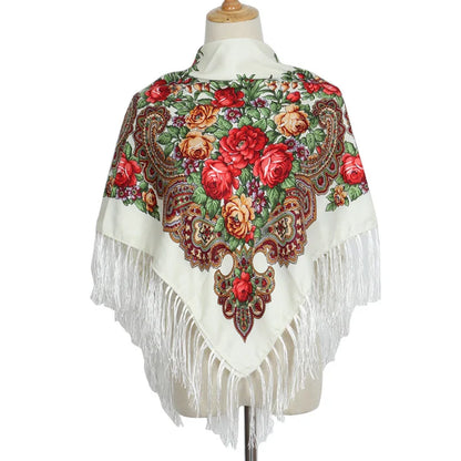 Traditional Ukrainian/ Slavic Shawl Bandana