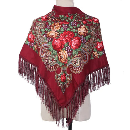 Traditional Ukrainian/ Slavic Shawl Bandana