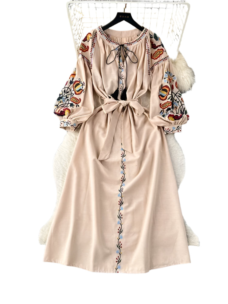 Vintage Ethnic Style Dress