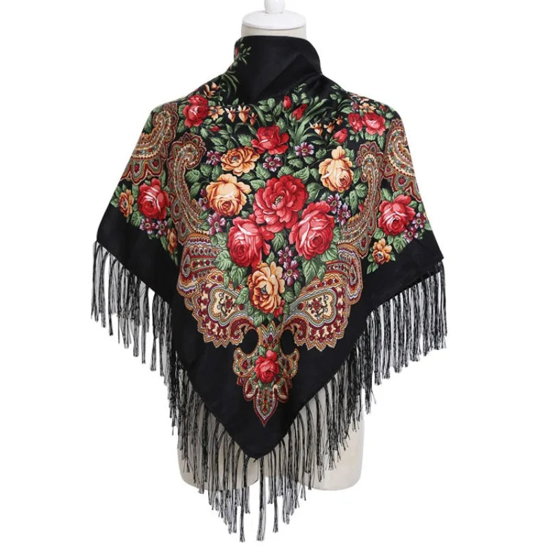 Traditional Ukrainian/ Slavic Shawl Bandana