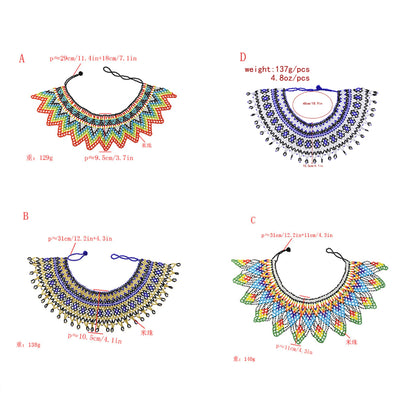 Слов'янське / українське намисто силянка ручної роботи для жінок Етнічний бохо-чокер